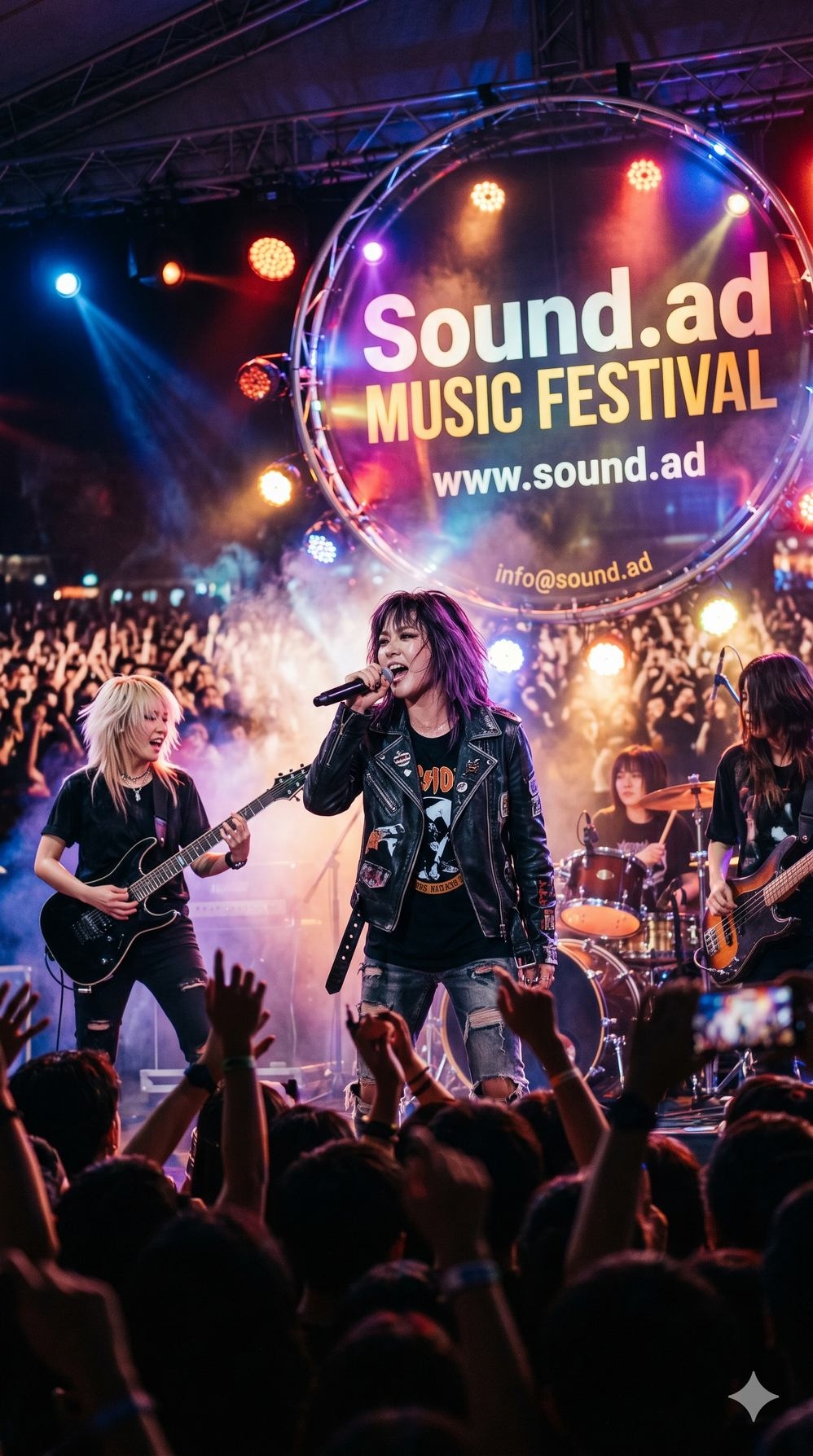 Asian Girl Band Promotion — SOUND.AD