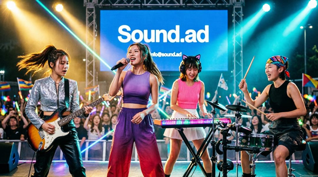Girl Band Music Promotion — SOUND.AD